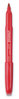 A Picture of product UNV-07072 Universal™ Pen-Style Permanent Marker Fine Bullet Tip, Red, Dozen
