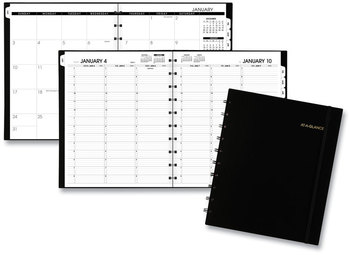 AT-A-GLANCE® MOVE-A-PAGE Weekly/Monthly Appointment Book Move-A-Page 11 x 8.75, Black Cover, 12-Month (Jan to Dec): 2023