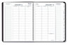 A Picture of product AAG-70950V05 AT-A-GLANCE® Triple View™ Weekly/Monthly Appointment Book Weekly Vertical-Column Format 11 x 8.25, Black Cover, 12-Month (Jan to Dec): 2024