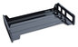 A Picture of product UNV-08101 Universal® Recycled Plastic Side Load Desk Trays 2 Sections, Legal Size Files, 16.25" x 9" 2.75", Black