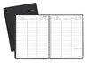 A Picture of product AAG-7095705 AT-A-GLANCE® Weekly Appointment Book 11 x 8.25, Black Cover, 14-Month (July to Aug): 2024 2025