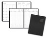 A Picture of product AAG-7095XL05 AT-A-GLANCE® Contemporary Lite Weekly/Monthly Planner 11 x 8.25, Black Simulated Leather Cover, 12-Month (Jan to Dec): 2024