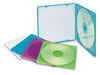 A Picture of product IVR-81910 Innovera® Slim CD Case Assorted Colors, 10/Pack