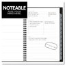 A Picture of product AAG-75101P05 AT-A-GLANCE® Elevation Academic Weekly/Monthly Planner 8.5 x 5.5, Black Cover, 12-Month (July to June): 2024 2025