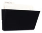 A Picture of product UNV-08122 Universal® Wall File Pockets Plastic, Letter Size, 13" x 4.13" 7", Black