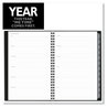 A Picture of product AAG-75101P05 AT-A-GLANCE® Elevation Academic Weekly/Monthly Planner 8.5 x 5.5, Black Cover, 12-Month (July to June): 2024 2025