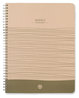 A Picture of product AAG-75950R1123 AT-A-GLANCE® Elevation Eco Weekly/Monthly Planner Geometric Artwork, 11 x 8.5, Wheat Cover, 13-Month (Jan to Jan): 2023 2024