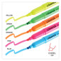 A Picture of product UNV-08850 Universal™ Pocket Highlighters Assorted Ink Colors, Chisel Tip, Barrel 5/Set