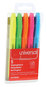 A Picture of product UNV-08850 Universal™ Pocket Highlighters Assorted Ink Colors, Chisel Tip, Barrel 5/Set