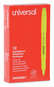 A Picture of product UNV-08851 Universal™ Pocket Highlighters Fluorescent Yellow Ink, Chisel Tip, Barrel, Dozen