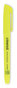 A Picture of product UNV-08851 Universal™ Pocket Highlighters Fluorescent Yellow Ink, Chisel Tip, Barrel, Dozen