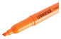 A Picture of product UNV-08853 Universal™ Pocket Highlighters Fluorescent Orange Ink, Chisel Tip, Barrel, Dozen