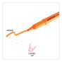 A Picture of product UNV-08853 Universal™ Pocket Highlighters Fluorescent Orange Ink, Chisel Tip, Barrel, Dozen