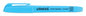 A Picture of product UNV-08854 Universal™ Pocket Highlighters Fluorescent Blue Ink, Chisel Tip, Barrel, Dozen
