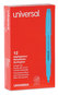 A Picture of product UNV-08854 Universal™ Pocket Highlighters Fluorescent Blue Ink, Chisel Tip, Barrel, Dozen