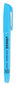 A Picture of product UNV-08854 Universal™ Pocket Highlighters Fluorescent Blue Ink, Chisel Tip, Barrel, Dozen