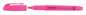 A Picture of product UNV-08855 Universal™ Pocket Highlighters Fluorescent Pink Ink, Chisel Tip, Barrel, Dozen