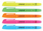 A Picture of product UNV-08857 Universal™ Pocket Highlighters Assorted Ink Colors, Chisel Tip, Barrel Dozen