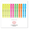 A Picture of product UNV-08857 Universal™ Pocket Highlighters Assorted Ink Colors, Chisel Tip, Barrel Dozen