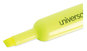 A Picture of product UNV-08861 Universal™ Desk Highlighters Fluorescent Yellow Ink, Chisel Tip, Barrel, Dozen