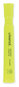 A Picture of product UNV-08861 Universal™ Desk Highlighters Fluorescent Yellow Ink, Chisel Tip, Barrel, Dozen