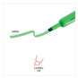 A Picture of product UNV-08862 Universal™ Desk Highlighters Fluorescent Green Ink, Chisel Tip, Barrel, Dozen