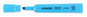 A Picture of product UNV-08864 Universal™ Desk Highlighters Fluorescent Blue Ink, Chisel Tip, Barrel, Dozen