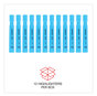 A Picture of product UNV-08864 Universal™ Desk Highlighters Fluorescent Blue Ink, Chisel Tip, Barrel, Dozen