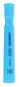 A Picture of product UNV-08864 Universal™ Desk Highlighters Fluorescent Blue Ink, Chisel Tip, Barrel, Dozen