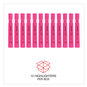 A Picture of product UNV-08865 Universal™ Desk Highlighters Fluorescent Pink Ink, Chisel Tip, Barrel, Dozen