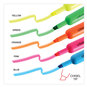 A Picture of product UNV-08867 Universal™ Desk Highlighters Assorted Ink Colors, Chisel Tip, Barrel Dozen