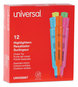 A Picture of product UNV-08867 Universal™ Desk Highlighters Assorted Ink Colors, Chisel Tip, Barrel Dozen