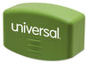 A Picture of product UNV-10027GN Universal® Recycled Pre-Inked Custom Stamp Micropore Preinked, 2.38 x 0.75