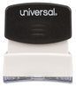 A Picture of product UNV-10058 Universal® Pre-Inked One-Color Stamp Message E-MAILED, Blue