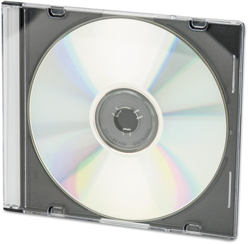Innovera® CD/DVD Slim Jewel Cases Clear/Black, 100/Pack
