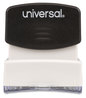 A Picture of product UNV-10065 Universal® Pre-Inked One-Color Stamp Message POSTED, Red