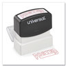 A Picture of product UNV-10065 Universal® Pre-Inked One-Color Stamp Message POSTED, Red