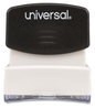 A Picture of product UNV-10071 Universal® Pre-Inked One-Color Stamp Message VOID, Blue