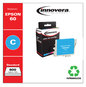 A Picture of product IVR-860220 Innovera® 60120 60220, 60320, 60420 Inkjet Cartridge Remanufactured Cyan Ink, Replacement for 60 (T060220), 600 Page-Yield
