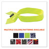 A Picture of product EGO-12301 ergodyne® Chill-Its 6700 Cooling Polymer Headband with Tie. One Size Fits Most. 36.5 X 2 in. Lime. Ships in 1-3 Business Days.