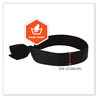 A Picture of product EGO-12332 ergodyne® Chill-Its 6700 Cooling Polymer Headband with Tie. One Size Fits Most. 36.5 X 2 in. Black. Ships in 1-3 Business Days.