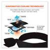 A Picture of product EGO-12332 ergodyne® Chill-Its 6700 Cooling Polymer Headband with Tie. One Size Fits Most. 36.5 X 2 in. Black. Ships in 1-3 Business Days.