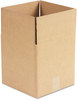A Picture of product UNV-101010 Universal® Brown Corrugated Cubed Fixed-Depth Shipping Boxes Regular Slotted Container (RSC), Large, 10" x 10" x 10", Kraft, 25/Bundle
