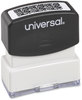 A Picture of product UNV-10136 Universal® Security Stamp Obscures Area 1.69 x 0.56, Black