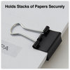 A Picture of product UNV-10199VP3 Universal® Binder Clips Clip Value Pack, Mini, Black/Silver, 36/Box