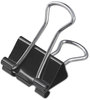 A Picture of product UNV-10200VP3 Universal® Binder Clips Value Pack, Small, Black/Silver, 36/Box