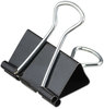 A Picture of product UNV-10210 Universal® Binder Clips Medium, Black/Silver, 12/Box