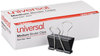 A Picture of product UNV-10210 Universal® Binder Clips Medium, Black/Silver, 12/Box