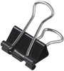 A Picture of product UNV-10210VP Universal® Binder Clips Clip Zip-Seal Bag Value Pack, Medium, Black/Silver, 36/Pack
