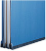 A Picture of product UNV-10211 Universal® Bright Colored Pressboard Classification Folders 2" Expansion, 1 Divider, 4 Fasteners, Legal Size, Cobalt Blue, 10/Box